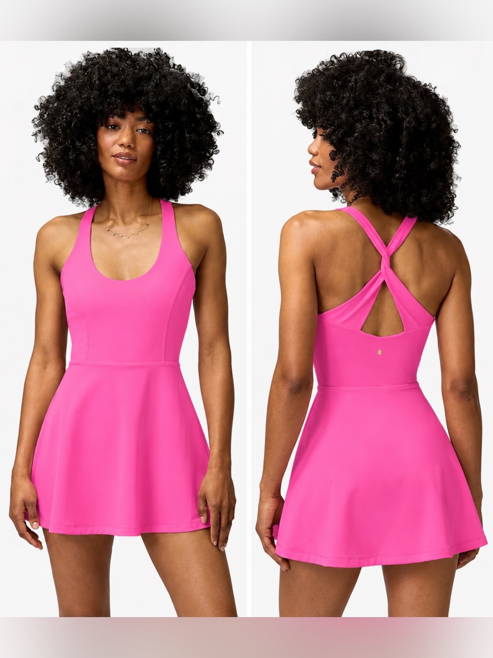 Spiritual Gangster Lexi Active Tennis Dress in Pink NWT SIZE SMALL